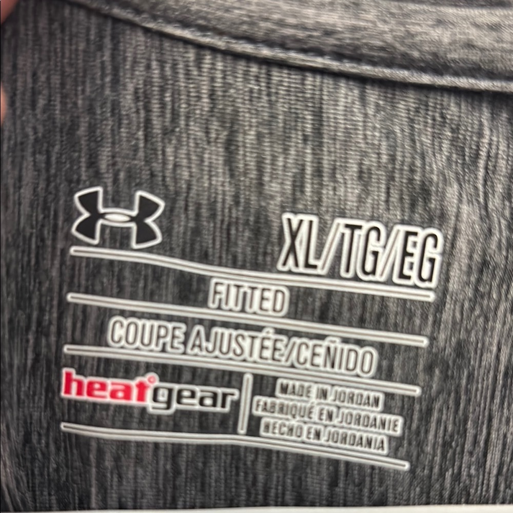 Under Armour Gray Long Sleeve Shirt - Picture 2 of 3